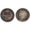 Image 1 : 1891 5¢ "Obv.5 ICCS Choice Mint State-64 Cameo. Razor sharp details with mild glow of gold and russe