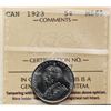 Image 2 : 1923 5¢ ICCS Gem Mint State-65 Great lustre with nice surfaces. Scarce this nice.