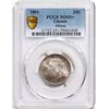 Image 3 : 1891 25¢ PCGS Gem Mint State-65+. Extremely eye catching example displaying gold, russet and green t