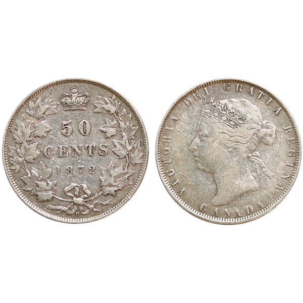 1872H 50¢ F-VF with some "Repunched letters"  Interesting variety.