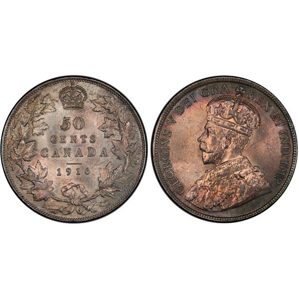 1916 50¢ PCGS Choice Mint State-63 PCGS/ICCS Choice Mint State-63 Well struck with full original lus