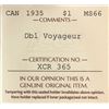 Image 3 : 1935 $1 "Dbl Voyageur" ICCS Superb Gem Mint State-66, Fully brilliant and lustrous.