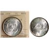 Image 1 : 1938 $1 "Die Doubling 8" ICCS Choice Mint State-63.  Fully brilliant and lustrous with delicate gold