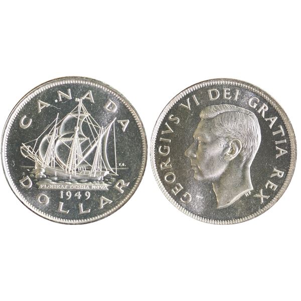 1949 $1 ICCS Superb Gem Mint State-67, A Blast white and superior example.  Wow!  Very flashy and de