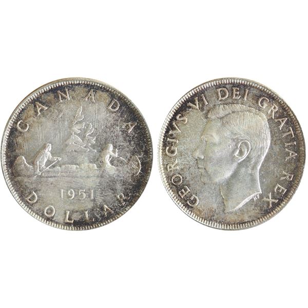 1951 $1 "Arnprior" ICCS Very Choice Mint State-64