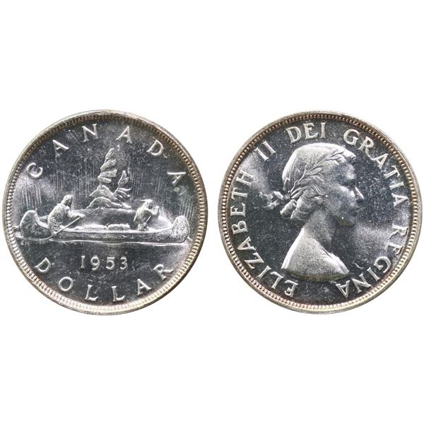 1953 $1 "NSF" ICCS SPECIMEN-63 Brilliant with nice reflective surfaces.