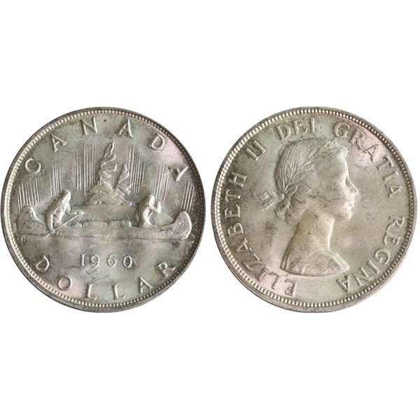 1960 $1 ICCS Superb Gem Mint State-66 Brilliant and lustrous.  Very scarce in this top condition.  H