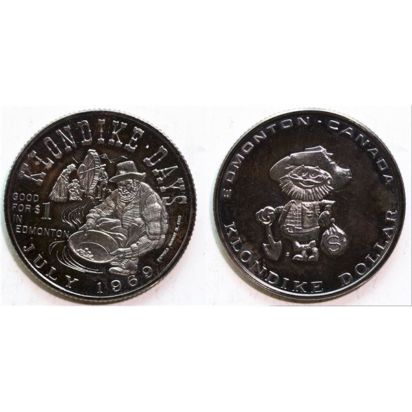 1969 Edmonton Klondike - Pelletier # AB27, 16.5g Mintage: 250