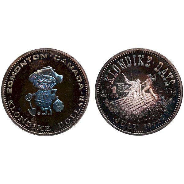 1972 Edmonton Klondike - Pelletier # AB45, 21.2g Mintage: 250