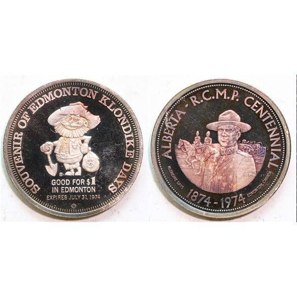 1974 Edmonton Klondike - Pelletier # AB64, 21.2g Mintage: 350