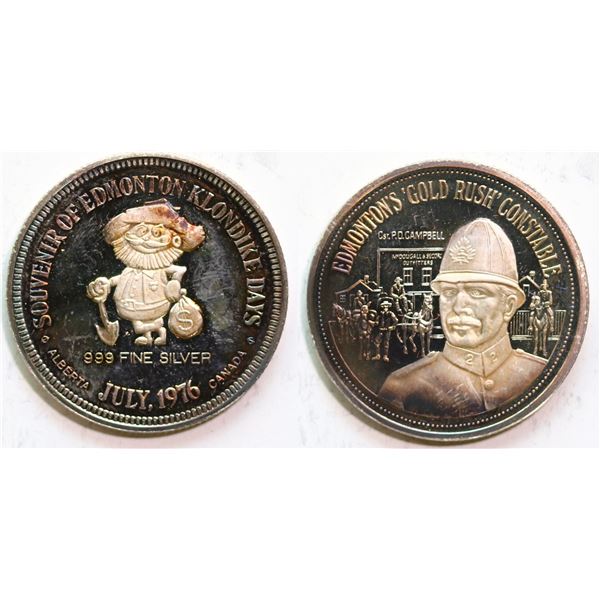 1976 Edmonton Klondike - Pelletier # AB84, 21.2g Mintage: 500
