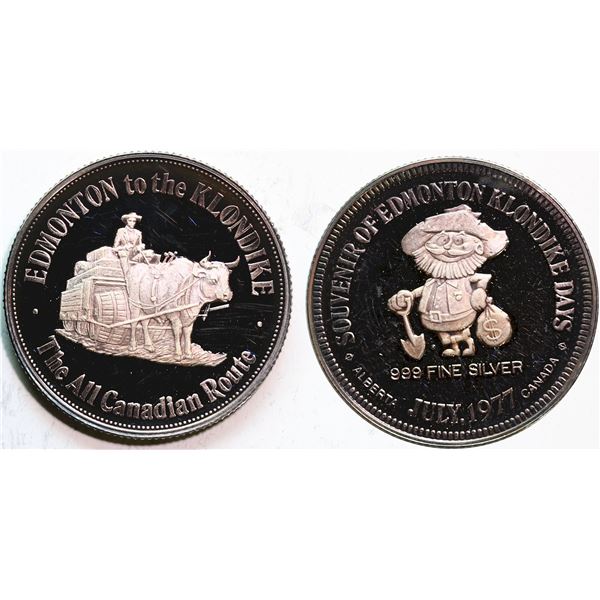 1977 Edmonton Klondike - Pelletier # AB94, 21.2g Mintage: 400