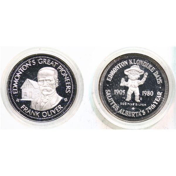 1980 Edmonton Klondike - Pelletier # AB151,17.0g Mintage: 250