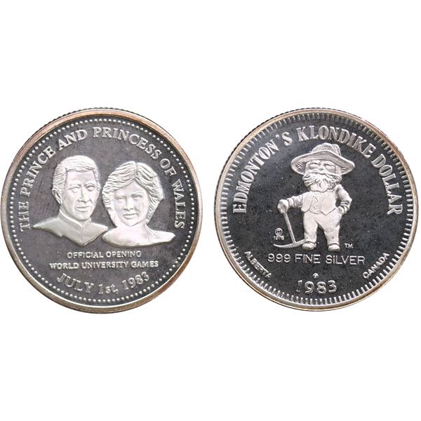 1983 Edmonton Klondike - Pelletier # AB221,17.0g Mintage:160