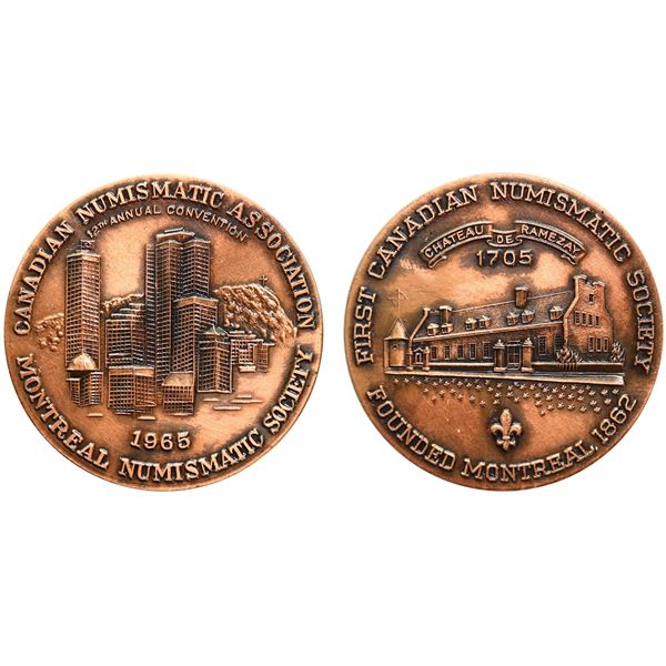 CNA -12B 1965 Montreal 12th Annual Convention Antiqued Bronze