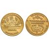 CNA Member ND Waychison antiqued gold – plated -    Mintage 20 Waychison Die # 3