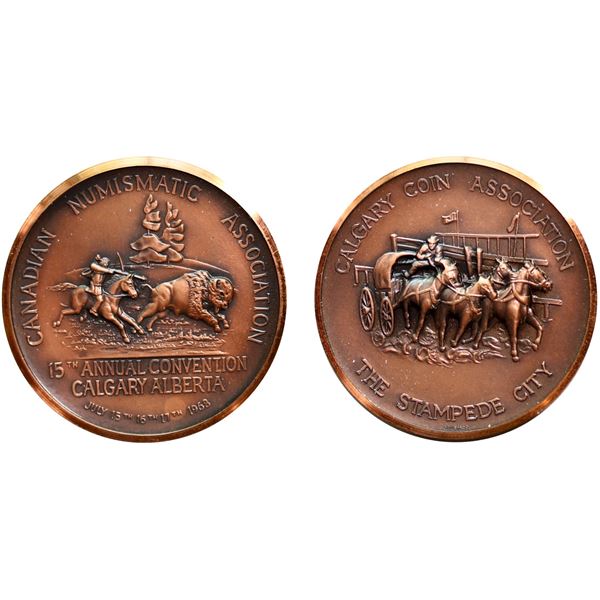 CNA-15A 1968 Calgary 15th Annual Convention Antiqued Bronze