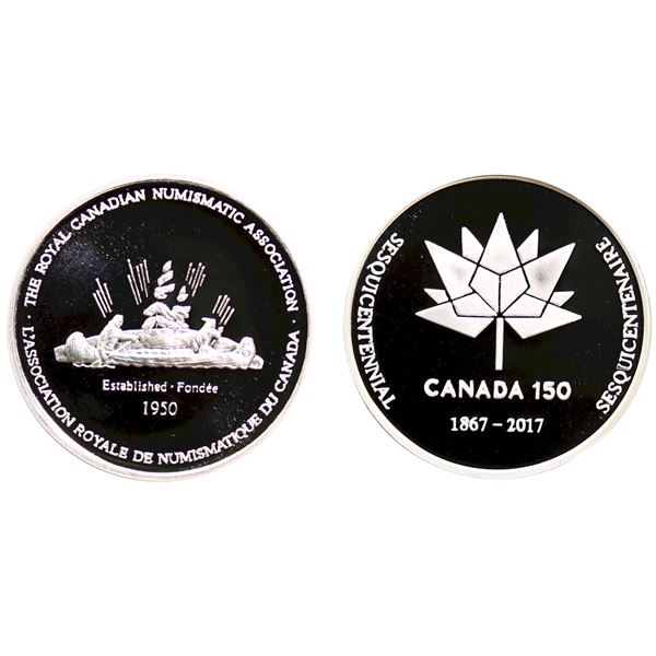 RCNA 2017 Canada 150 silver