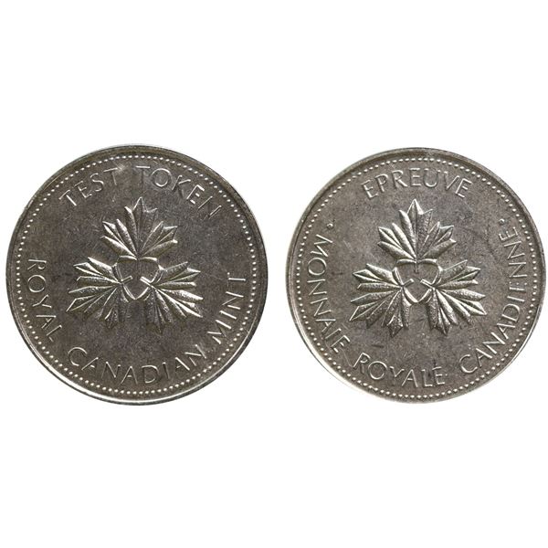 Test Token - TT-100.1 CCCS MS63. Test Token - Royal Canadian Mint.  Copper nickel, 17,8 grams - 36,8