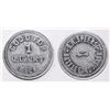 Trade Tokens;  Saskatchewan - #460q Battleford, SK - R.H. Speers - Good For 1 Quart Milk aluminum ex