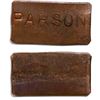Parson's Token Gingras #240h PARSON (Copper) Rarity 7.  Dimensions 23mm x 13mm.