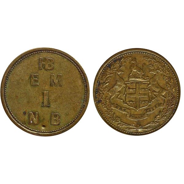 Hudson's Bay;  FT-5, Breton #926, ICCS VF20 Eastmain  1 Made Beaver w/Punch Mark, Moose Factory, Cir