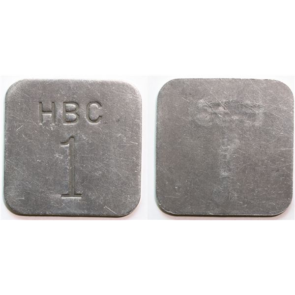 Hudson’s Bay Company Eastern Arctic HBC 1 (White Fox) circa.1946-1962 Gingras 285e aluminum