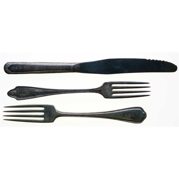 Hudson's Bay Company;  HBC tableware, including a "Community" fork and a "McGlashan" fork. They feat