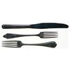 Image 1 : Hudson's Bay Company;  HBC tableware, including a "Community" fork and a "McGlashan" fork. They feat