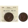 Image 1 : PC-1B3, Br:# 527, NGC Gem Mint State-65 BN.  1844 Half Penny, "Medium Trees" Short nose, Superb choc