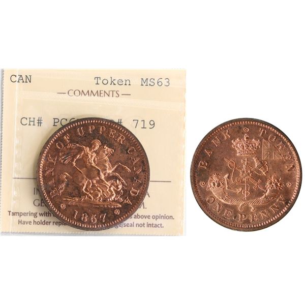 PC-6D, BR# 719 ICCS MS63 Red, Very flashy!