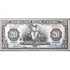 Image 1 : Barclays Bank of Canada 1929 $20 CH-30-10-06B #C011974  LCG Extra Fine-40.  Great example with vibra