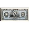 Barclays Bank of Canada;  1929 $20 CH-30-10-06P, Legacy Currency Grading Superb Gem Uncirculated-67P