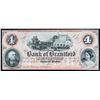Image 1 : The Bank of Brantford 1859 $4 40-12-06R LCG Choice Uncirculated-64PPQ