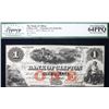 Image 2 : The Bank of Clifton 1859 $1 CH-125-10-04-02a #8818  LCG Choice Uncirculated-64PPQ