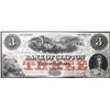 Image 1 : The Bank of Clifton 1859 $3 CH-125-10-04-04a #8816  LCG Choice Uncirculated-64 PPQ