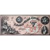 Image 1 : The Colonial Bank of Canada 1859 $5 CH-130-10-04-10 #470  LCG Choice Uncirculated-64