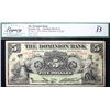 Image 2 : The Dominion Bank  1925 $5 CH-220-16-12 #073991  LCG Choice Fine-15, edge tear.  Rare "Nanton" signa