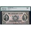 Image 2 : The Dominion Bank 1931 $20 #03990 CH-220-24-10 LCG Very Fine-20, minor writing.