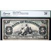 Image 2 : Bank of Hamilton 1914 $5 CH-345-20-06 #1518377  LCG Very Fine-20