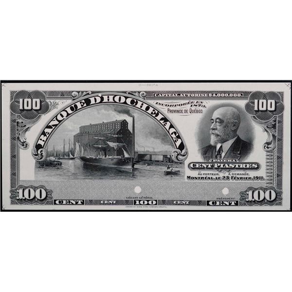 La Banque d'Hochelaga  1911 $100 CH-360-20-10FP, PMG Gem Uncirculated-65EPQ.
