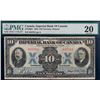 Image 1 : The Imperial Bank of Canada; 1933 $10 #035781 CH-375-20-04, PMG Very Fine-20.