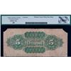 Image 3 : The Bank of Liverpool  1871 $5 400-10-04 #02481 LCG Very Good-10, issues.  This is only the second e
