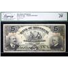 Image 1 : The Bank of Montreal 1904 $5 CH-505-48-02 #677904  LCG Very Fine-20, minor stains.