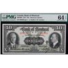 Image 1 : The Bank of Montreal 1931 $10 #095056 CH-505-58-04, PMG Very Choice Uncirculated-64EPQ.