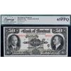 Image 2 : The Bank of Montreal 1931 $50 005078 CH-505-58-08 Legacy Currency Grading Gem Uncirculated-65PPQ. Th