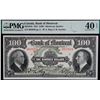 Image 2 : The Bank of Montreal; 1931 $100 #002089 CH-505-58-10, PMG Extra Fine-40EPQ.