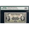 Image 2 : Consecutive pair; The Bank of Montreal; 1938 $10 #249669-670 CH-505-62-04, PMG Very Choice Uncircula