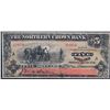 Image 1 : The Northern Crown Bank - Winnipeg 5 Dollars July 2nd, 1914 CH# 545-10-04 Serial # 239838 PCGS Fine-