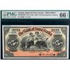 Image 2 : The Bank of Nova Scotia; 1920 £5 CH-550-38-02-08S, PMG Superb Gem Uncirculated-66EPQ.
